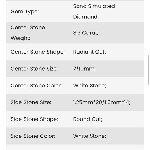 Brand new Louily ring set - Picture 5 of 6